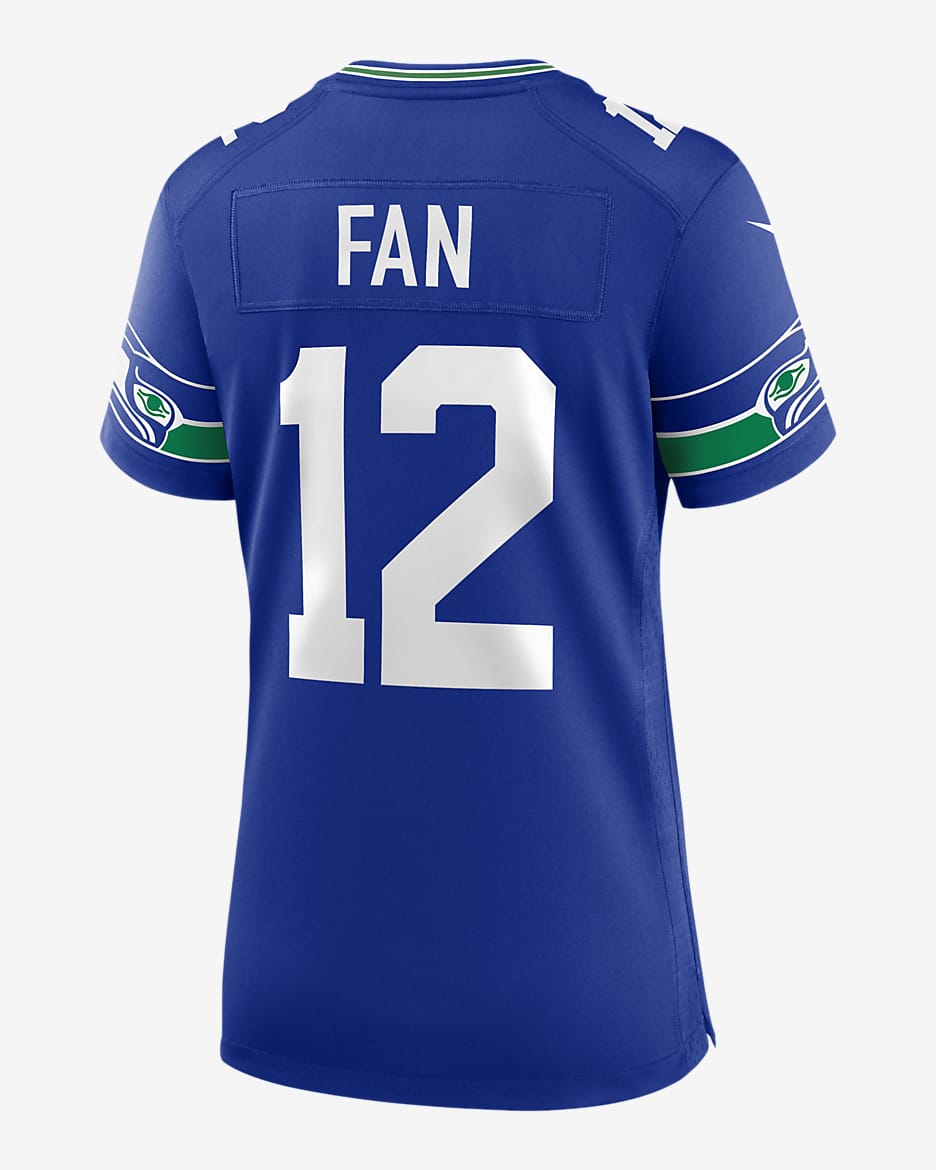 12th Fan Seattle Seahawks Women s Nike NFL Game Football Jersey. Nike